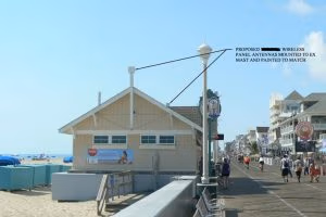 Small Cell Installation on Rest Station