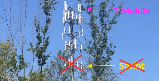 Lease Terminations Where Both Sprint/T-Mobile are on Same Tower