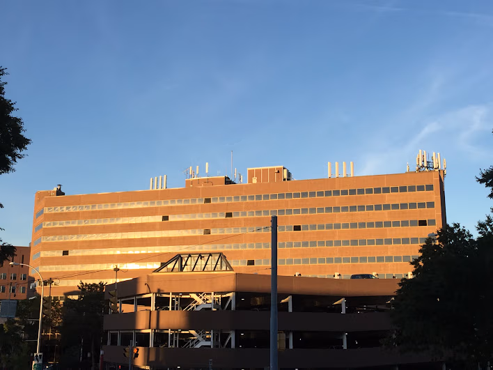 Rooftop Antennas on Hotel