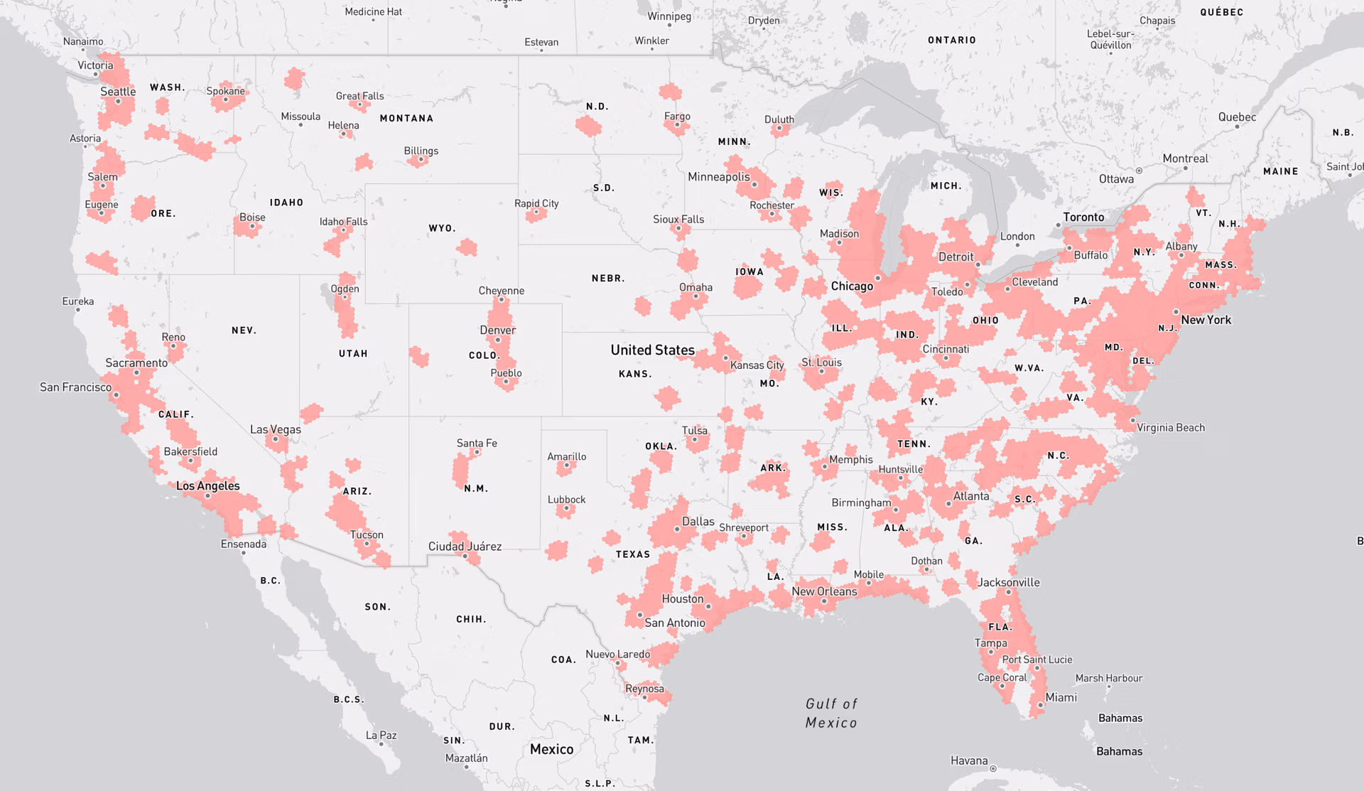 DISH Network- As shown on FCC Broadband Maps - 2024