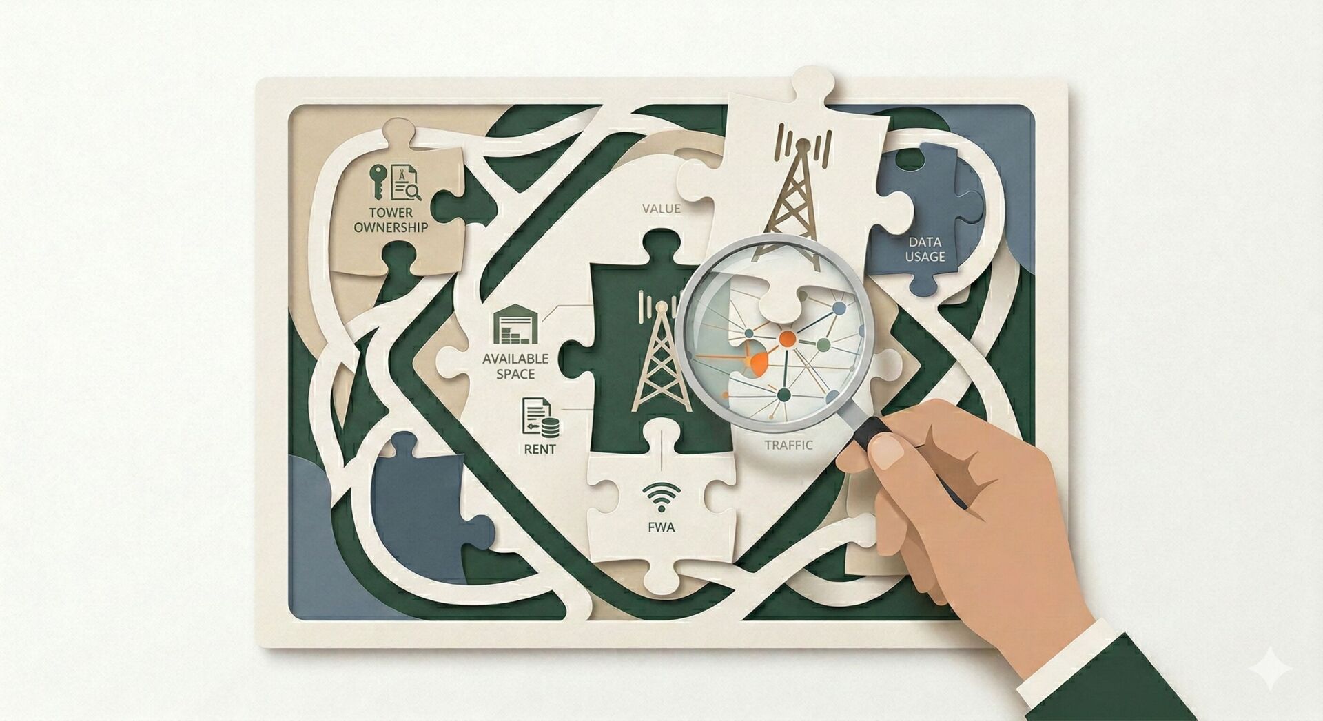 Tower Lease Puzzle Pieces